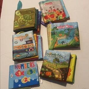 Vibrant Soft Learning Books for Kids